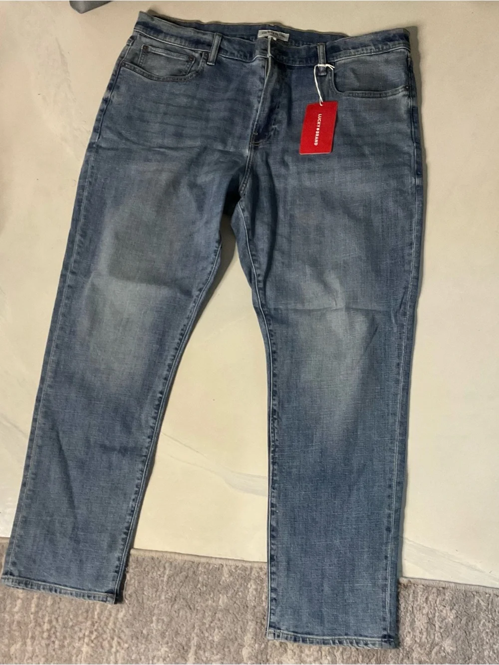 Lucky Brand Men's Slim Straight Jeans - Medium Blue Wash